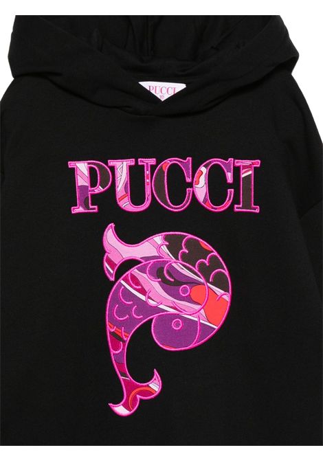 Felpa con cappuccio e logo EMILIO PUCCI | PX4A50 Z3183930